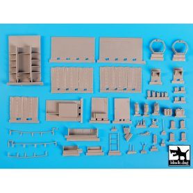 Black Dog M 1070 Gun truck conversion set for Hobby Boss