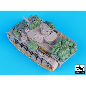 Black Dog 1:72 Akcesoria do Pz.Kpfw.III Ausf.N DAK dla Dragon