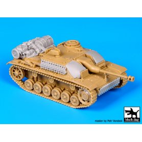 Black Dog Stug III accessories set for Revell