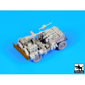 Black Dog British SAS jeep North Africa 1942 for Dragon