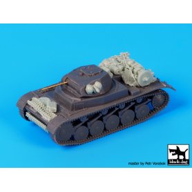 Black Dog Pz Kpfw II ausf C accessories set for S -model