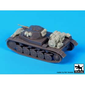 Black Dog Pz Kpfw II ausf C accessories set for S -model
