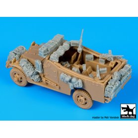 Black Dog M 3 Scout car accessories set for Italeri