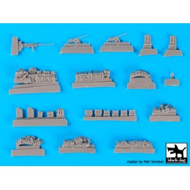 Black Dog M 3 Scout car accessories set for Italeri