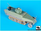 Black Dog 1:72 Akcesoria do Sd.Kfz.251 Ausf.D z wieżą Hotchkiss dla Dragon
