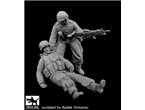 Black Dog 1:35 US soldiers during patrol operation FREEDOM in Iraq | 2 figurines |