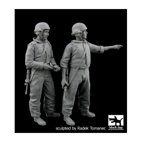 Black Dog Israel army tank crew set