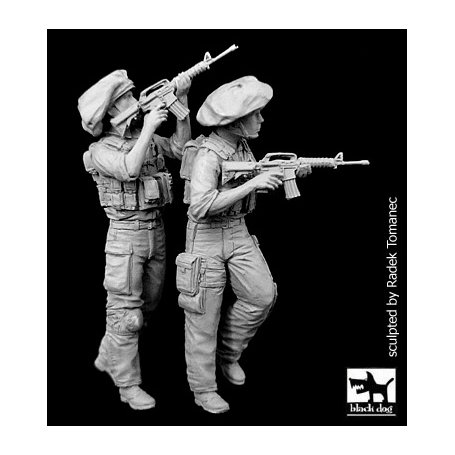 Black Dog Israel army soldiers set