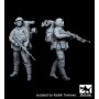 Black Dog 1:35 Zestaw brytyjskich Marines w Falklandach 1982 | 2 figurka |