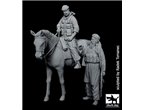 Black Dog 1:35 US Special Forces on horse and Afghanistan fighter | 2 figurines |