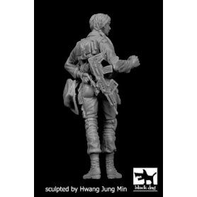Black Dog Israeli woman soldier No3