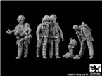 Black Dog 1:35 Firemen big set pt.2 | 4 figurines |