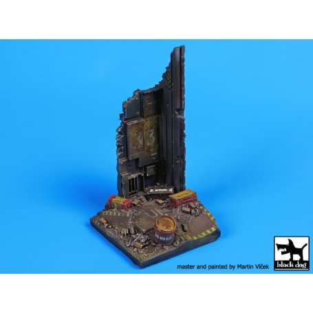 Black Dog Posst apocalyptic factory ruin fant.base