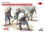 ICM 1:35 French infantry in gas masks | 4 figurines | 