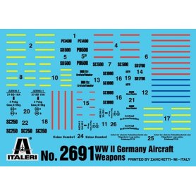 Italeri 1:48 Niemieckie bomby lotnicze WWII