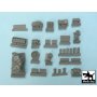 Black Dog Cromwell accessories set for Tamiya 32528, 28 resin parts