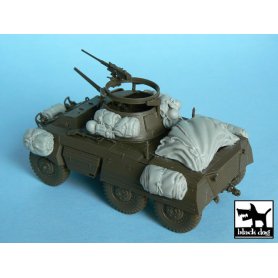 Black Dog M 8 accesories set for Tamiya 32551, 8 resin parts