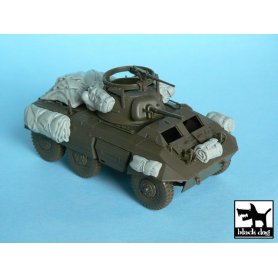 Black Dog M 8 accesories set for Tamiya 32551, 8 resin parts