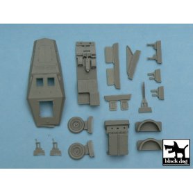 Black Dog 1:48 Zestaw akcesoriów do Sd.Kfz.252 i Sd.Anh.32 dla Tamiya 32550