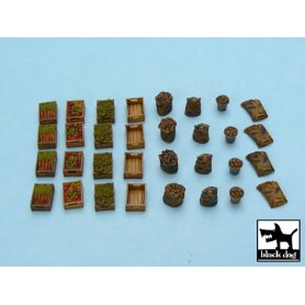 Black Dog Food supplies 1 accessories set 32 resin parts