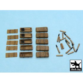 Black Dog King Tiger ammo boxes 10 boxes + ammo