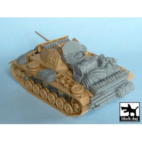 Black Dog Pz.Kpfw.III Ausf L accessories set for Tamiya 32524, 10 resin parts