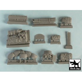 Black Dog Pz.Kpfw.III Ausf L accessories set for Tamiya 32524, 10 resin parts