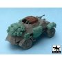 Black Dog Sd.Kfz. 222 accessories set for ICM 48191 and Tamiya future release, 12 resin parts