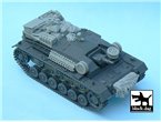 Black Dog 1:48 Zestaw akcesoriów do Sturmgeschutz StuG III Ausf.B dla Tamiya 32507