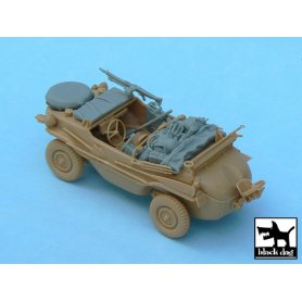 Black Dog Schwimmwagen accessories set for Tamiya 32506, 16 resin parts
