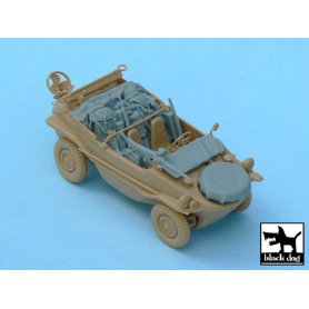 Black Dog Schwimmwagen accessories set for Tamiya 32506, 16 resin parts