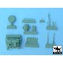 Black Dog Schwimmwagen accessories set for Tamiya 32506, 16 resin parts