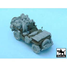 Black Dog US Jeep accessories set for Tamiya 32552, 22 resin parts