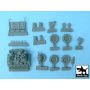 Black Dog US Jeep accessories set for Tamiya 32552, 22 resin parts