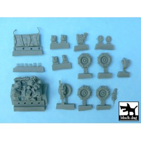 Black Dog US Jeep accessories set for Tamiya 32552, 22 resin parts
