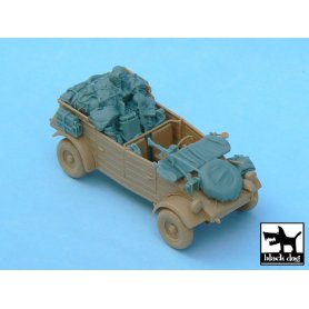 Black Dog Kubelwagen accessories set for Tamiya 32503, 26 resin parts