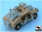 Black Dog 1:48 Accessories set for Humvee Irak / Tamiya