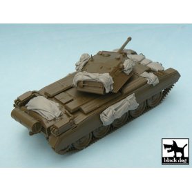 Black Dog Crusader Mk.III accessories set for Tamiya 32555, 8 resin parts
