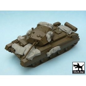 Black Dog Crusader Mk.III accessories set for Tamiya 32555, 8 resin parts