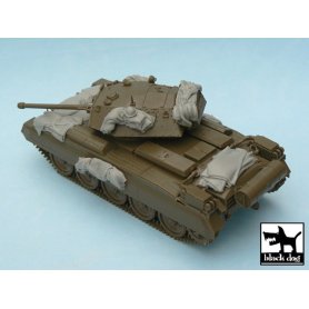 Black Dog Crusader Mk.III accessories set for Tamiya 32555, 8 resin parts