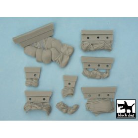 Black Dog Crusader Mk.III accessories set for Tamiya 32555, 8 resin parts