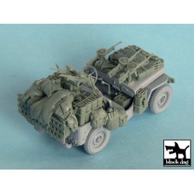 Black Dog British SAS Jeep north Africa 1942 for Tamiya 32552, 34 resin parts