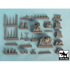Black Dog British SAS Jeep north Africa 1942 for Tamiya 32552, 34 resin parts