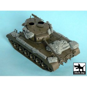 Black Dog M26 Pershing accessories set for Tamiya 32537, 17 resin parts