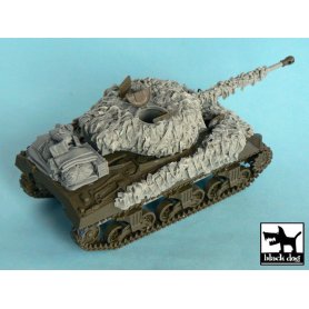 Black Dog Firefly Hessian tape camo net for Tamiya 32532, 6 resin parts