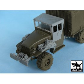 Black Dog US 2 1/2 ton Cargo Truck accessories set for Tamiya 32548, 10 resin parts
