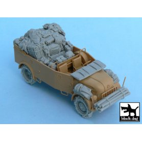 Black Dog Steyr Type 1500A/01 accessories set for Tamiya 32549, 25 resin parts