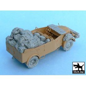 Black Dog Steyr Type 1500A/01 accessories set for Tamiya 32549, 25 resin parts