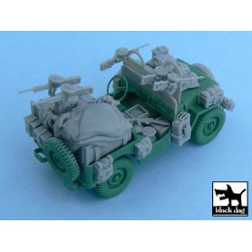 Black Dog British SAS Jeep Europe 1944 for Tamiya 32552, 52 resin parts
