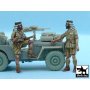 Black Dog British SAS Jeep Crew Afrika (2 figures) for Tamiya kits